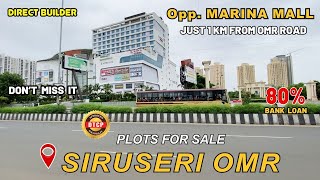 Plots for Sale in Siruseri OMR Chennai  Just 1 KM from OMR Road  Lands in Siruseri  V2 Market [upl. by Wakefield830]