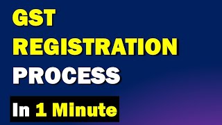 Free Online GST Registration Process  How to Do GST Registration Online [upl. by Lunetta]