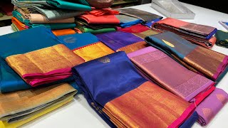 TNagar Pachiyappas silk Christmas ampNew year collection wedding silk sarees tissue and soft silks [upl. by Ty]