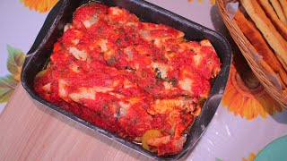 orate al forno con patate e pomodorini [upl. by Eatnoed]