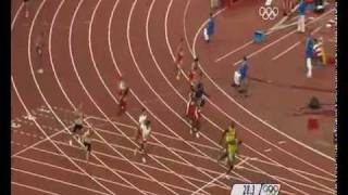 4x100m Relay World Record in Beijing Video real video [upl. by Ebberta]