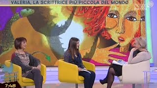 Valeria la scrittrice più piccola del mondo [upl. by Eitsyrc]