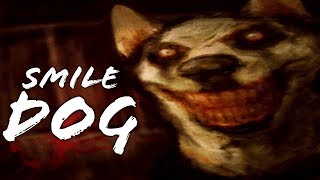 SMILE DOG CAPTADO EN CAMARA REAL  CREEPYPASTA [upl. by Nishi615]