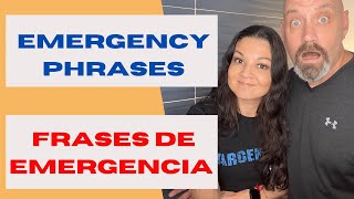 Emergency Vocabulary Vocabulario de Emergencia [upl. by Amalia]