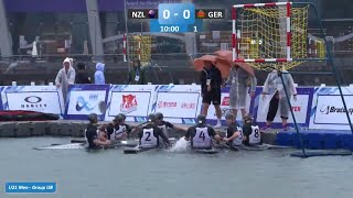 NZL vs Germany U21 Men Group UB  2024 ICF CanoeKayak Polo World Championships Deqing China [upl. by Lilahk]