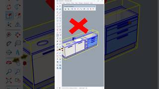 The fastest way to scale any object in SketchUp without deforming its shape nicetower sketchup [upl. by Fayre]