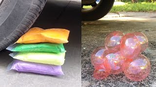 CRUSHING CRUNCHY Vs SOFT THINGS By CAR Floral Foam Bath Bombs and More ASMR [upl. by Conte136]