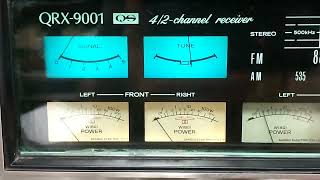 Servicing a 1978 Sansui QRX9001 Quadraphonic receiver part 23  sound meters and decoders [upl. by Lopes770]