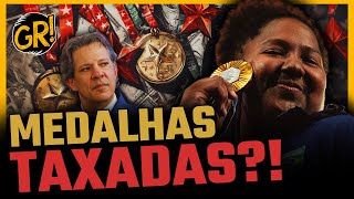 OLIMPÍADAS 2024 TAXAD NÃO PERDOA E LASCA IMPOSTO NAS MEDALHAS [upl. by Lallage450]