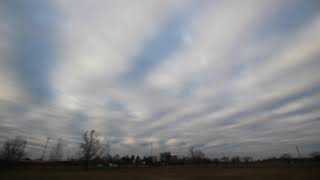 Altostratus opacus undulatus clouds [upl. by Llednik362]