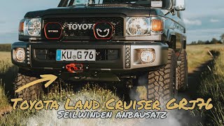 Toyota Land Cruiser J7 Seilwindenanbausatz für Original Stoßstange [upl. by Diarmid]