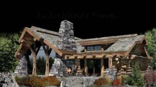 AwardWinning Caribou Log Home Plan Inspires Homes Across America [upl. by Colwen]