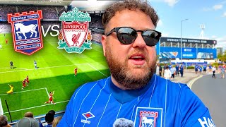 IPSWICH TOWN 02 LIVERPOOL  Match Day Vlog McKenna vs Slot in the Premier League [upl. by Aynodal275]