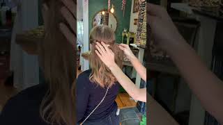 Barrette hair tutorial diy [upl. by Eelame]