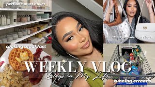 WEEKLY VLOG  Grwm  Perfume Must Haves  Amazon Luxury Bag Finds  Cooking Breakfast amp MORE [upl. by Christiana169]