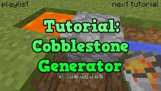 Minecraft PS3  PS4  Cobblestone Farm Tutorial Farming Tutorial 410 [upl. by Eedya]