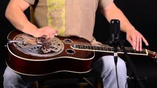 Scheerhorn LBody Square Neck Resonator Guitars  Elderly Instruments [upl. by Toni75]