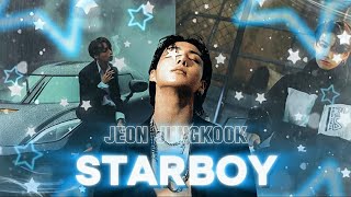 Jeon Jungkook  Starboy FMV [upl. by Lipkin417]