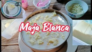 MAJA BLANCA Filipino dessert [upl. by Clarine]