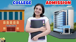 COLLEGE ADMISSION  Family Life Vlog  Aayu and Pihu Show [upl. by Ihsakat]