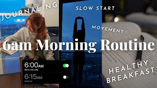 motivational 6am Morning Routine 2024  skincare haircare fitness studying etc [upl. by Cichocki]