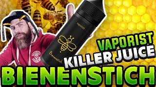 Vaporist BIENENSTICHWas ein Juice 😱⋮ QuickTASTING [upl. by Nonnaer]