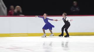 European Waltz  ice dancing by Nicholas and Sophia Kartashov [upl. by Havard]