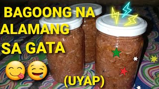 HOW TO COOK BAGOONG NA ALAMANG IN COCONUT MILK  WATCH TILL THE END TO KNOW HOW [upl. by Genovera]