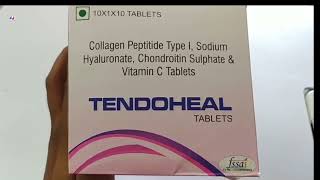 TENDOHEAL Tablet  TENDOHEAL Tablet Uses Side effects Benefits Dosage Review in Hindi  Collagen [upl. by Mohl248]