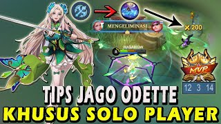 CARA MAIN ODETTE TERBARU❗BUILD EMBLEM DAN ITEM ODETTE TERSAKIT❗GAMEPLAY ODETTEMOBILE LEGENDS mlbb [upl. by Eisen]