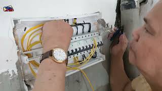 EP20 P13  Part 4  Pagkabit ng mga kawad ng kuryente sa Miniature Circuit Breaker Panel [upl. by Nylodnewg]