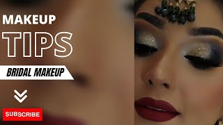 First Day Bridal Makeup Tutorial  Self Bridal Makeup  Wedding Makeup [upl. by Beyer]