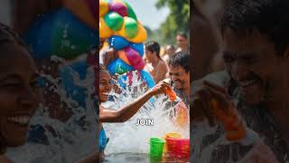 Experience the Songkran Festival in Thailand SongkranFestival ThaiNewYear WaterFight JoyfulCele [upl. by Gnuoy]