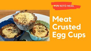 Meat Crust Egg Cup [upl. by Alyose862]