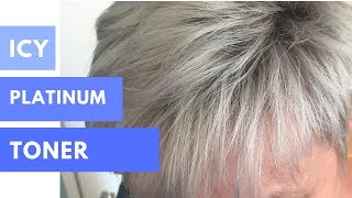 Reviving Icy Silver Platinum Blonde Toner Igora Royal [upl. by Anatol825]