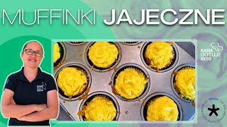 Kasia Gotuje Keto  Muffinki jajeczne [upl. by Nytnerb]