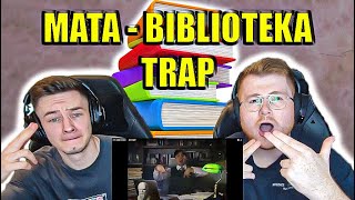 OLD MATA IS AMAZING MATA  BIBLIOTEKA TRAP  ENGLISH AND POLISH REACTION [upl. by Nakasuji]