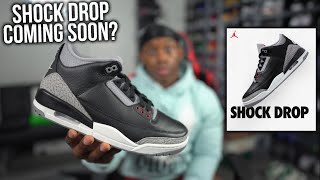 NIKE PLAYING GAMES WITH THE JORDAN 3 BLACK CEMENT DROP SHOCK DROP COMING SOONER THAN YOU THINK [upl. by Hung533]