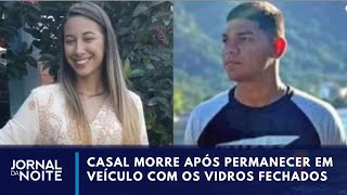 Casal morre intoxicado por monóxido de carbono no RJ I Jornal da Noite [upl. by Akialam562]