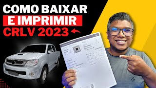 COMO BAIXAR E IMPRIMIR O CRLV 2024 DO SEU VEÍCULO [upl. by Hamirak164]