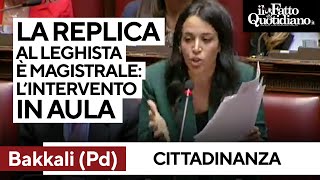 Cittadinanza Bakkali Pd risponde per le rime a Iezzi Lintervento è da brividi [upl. by Noletta]