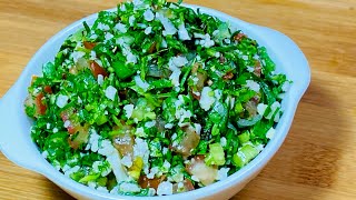 Keto Tabbouleh recipe Shorts 28th shortKeto dietArabic salad193rdHealthyLebanese Tabouli [upl. by Otis]