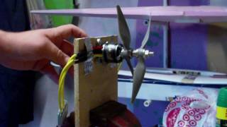 Contra Rotating motor test for Bugatti 100p project [upl. by Ilbert]