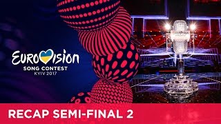 Eurovision Song Contest 2017  SemiFinal 2  Official recap [upl. by Gonnella]