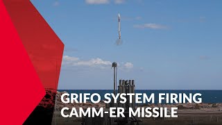 Qualification Firing of GRIFO System with CAMMER missile [upl. by Aineg]