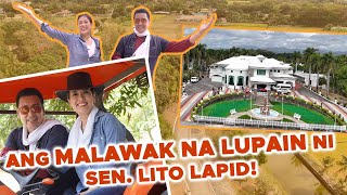 EXCLUSIVE FARM TOUR WITH SENATOR LITO LAPID AKA LEON GUERRERO  Bernadette Sembrano [upl. by Leinod607]