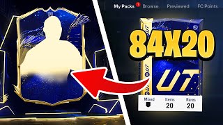 OPENING MY 84 x20 FROM LEVEL 35 DURING TOTY 🥳 FC 24 Ultimate Team [upl. by Nodearb203]