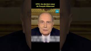 François Mitterrand  ses derniers vœux aux Français INA shorts [upl. by Nicola112]