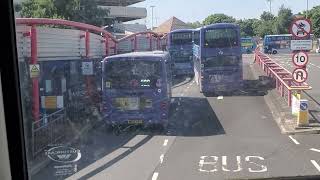 Bus Ride From Milnsbridge to Huddersfieldhuddersfield firstbus yorkshire uk [upl. by Thisbee]