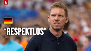 Nagelsmann wird wegen Rotation deutlich „Das Respektloseste was du machen kannst“ DFB [upl. by Ominoreg]